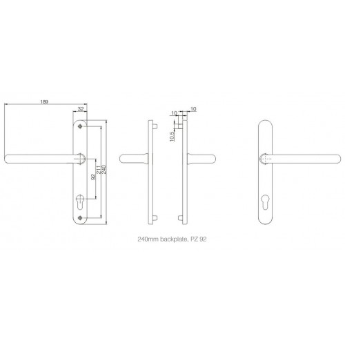 Elderly and Infirm Door Handle